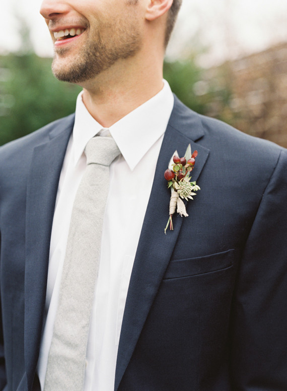 Groom's boutonniere