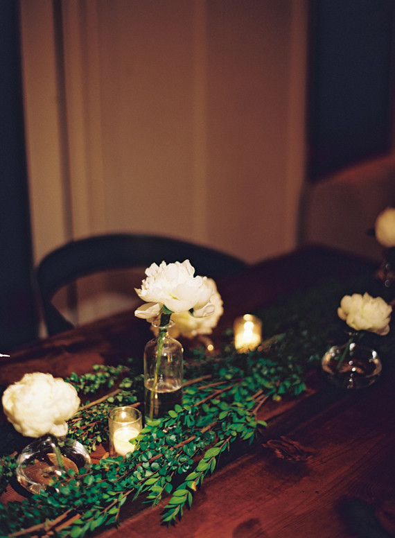 Winter wedding florals