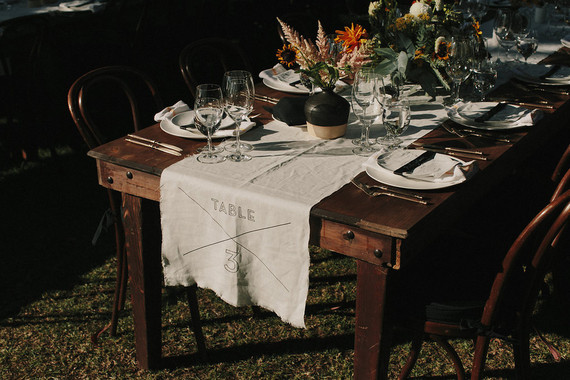 Rustic tablescape