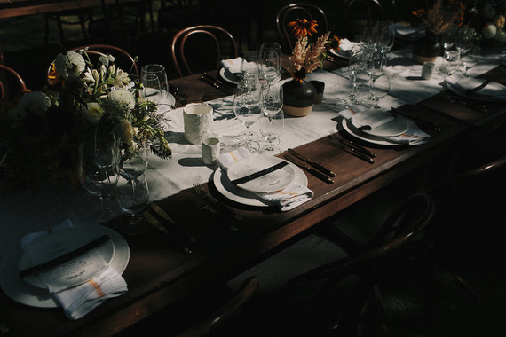 Rustic tablescape