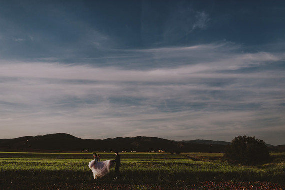 Romantic Spanish countryside portrait