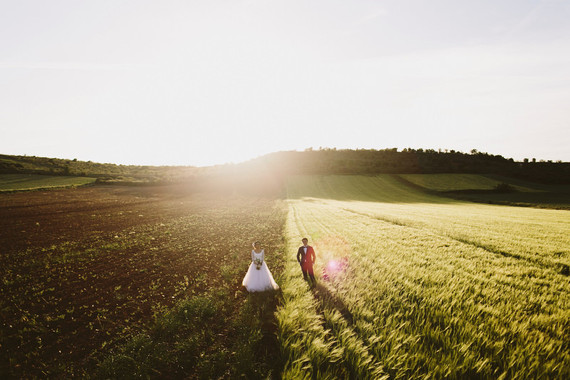 Romantic Spanish countryside portrait