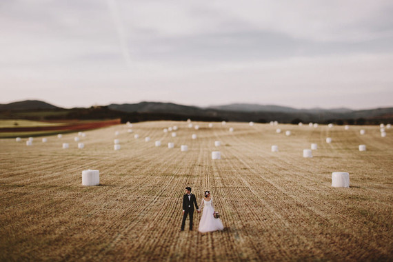 Romantic Spanish countryside portrait