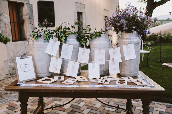 Escort card display Inspiration