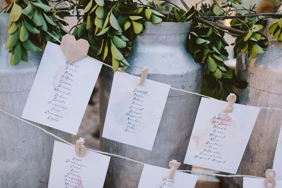 Escort card display Inspiration