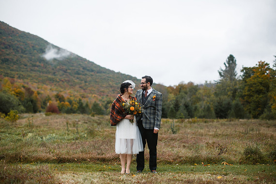 Outdoor wedding ceremony