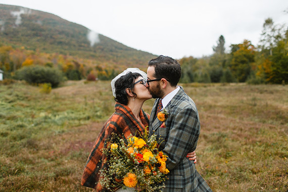 Outdoor wedding ceremony