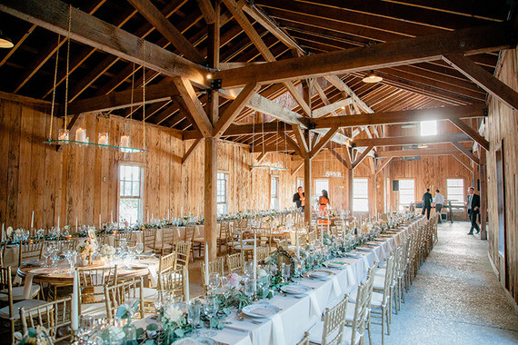 Rustic wedding tablescape