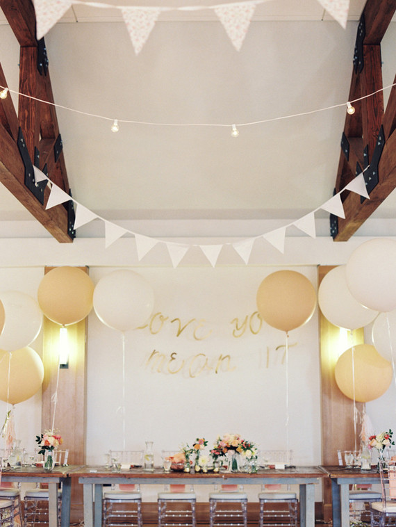 Wedding reception decor