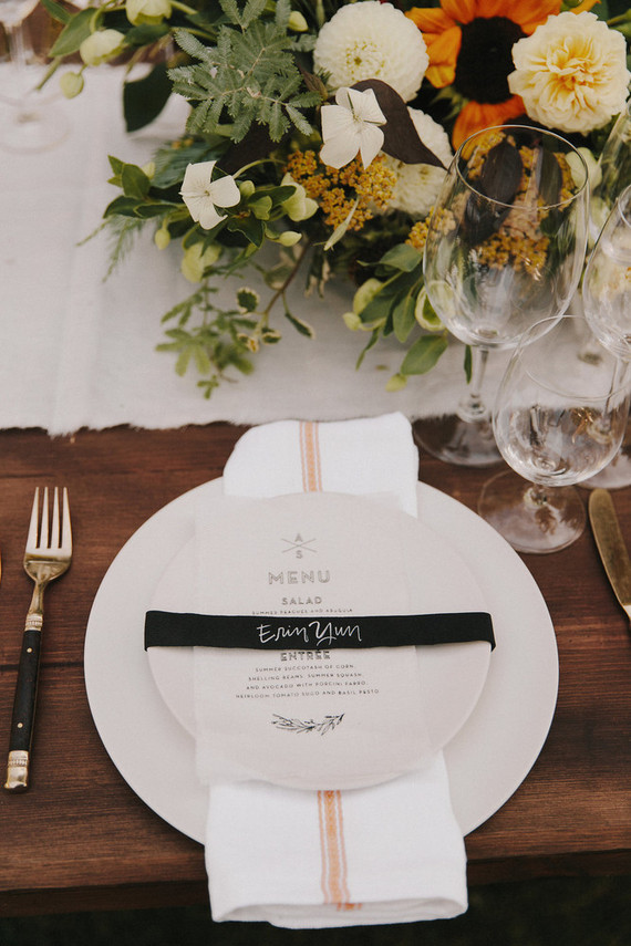 Rustic modern Big Sur wedding Inspiration