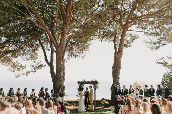 Rustic modern Big Sur wedding