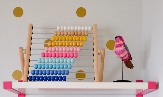 bright creative girls room