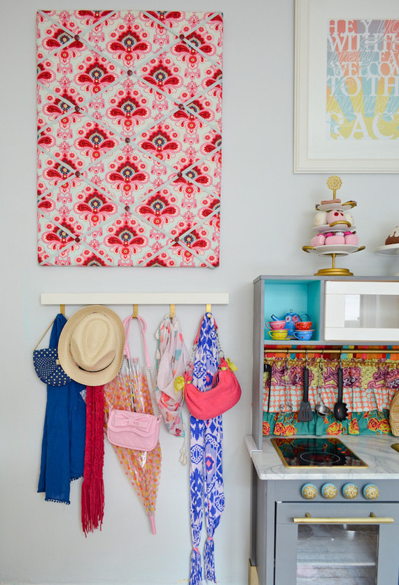 bright creative girls room