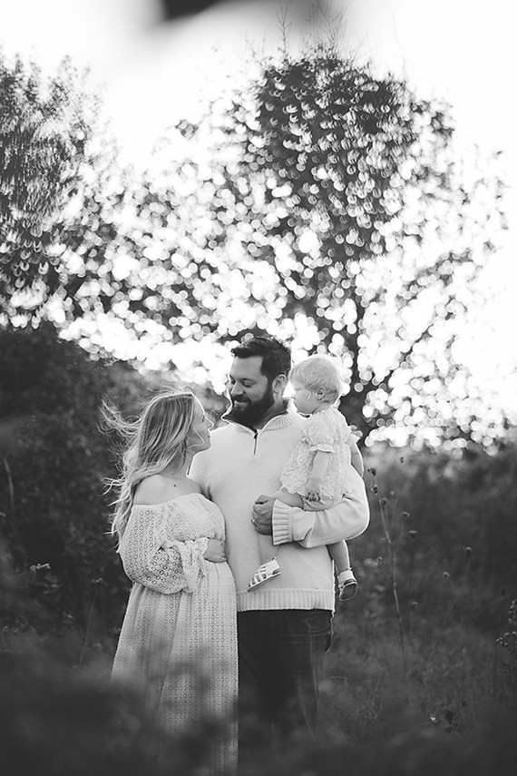 Family maternity photos