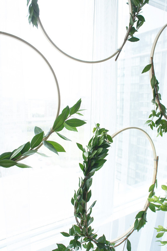 simple green wreaths