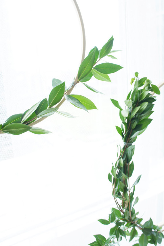 simple green wreaths Inspiration