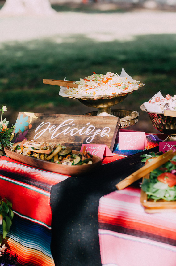 Bridal shower food