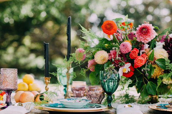 Fall bohemian tablescape Inspiration