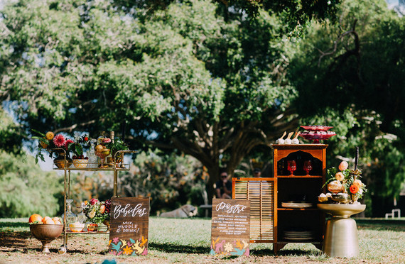 Fall bohemian bridal shower