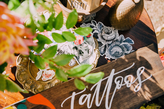 Flash tattoo station