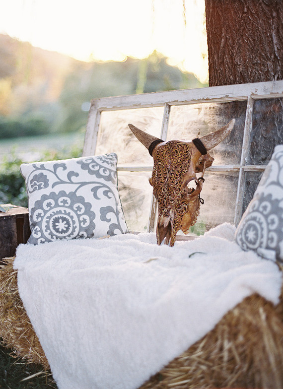 Bohemian wedding decor