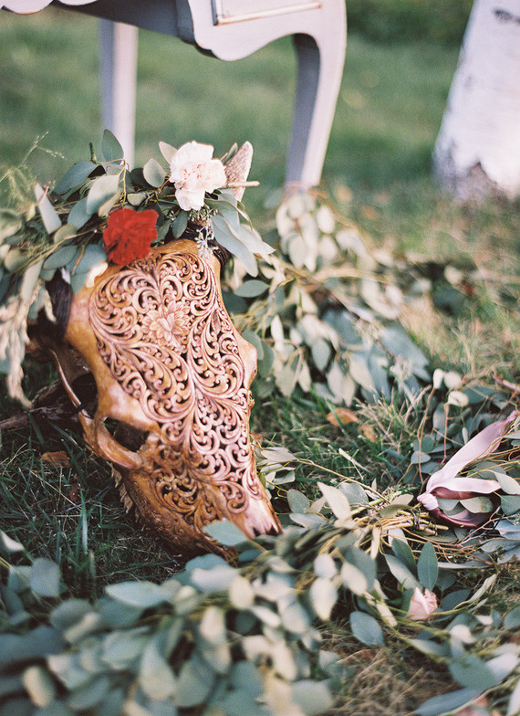 Bohemian wedding decor