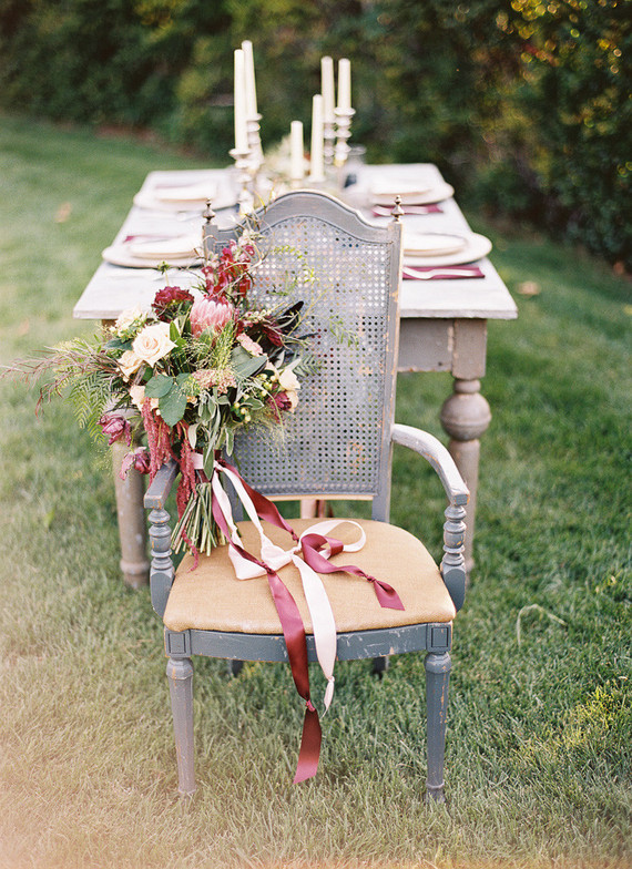 Fall bridal bouquet