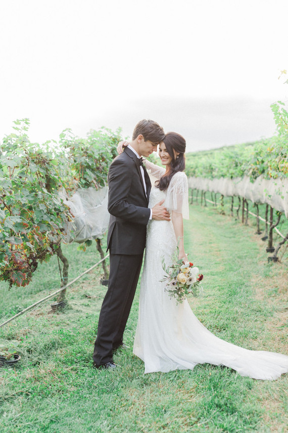 Georgia winery wedding portrait
