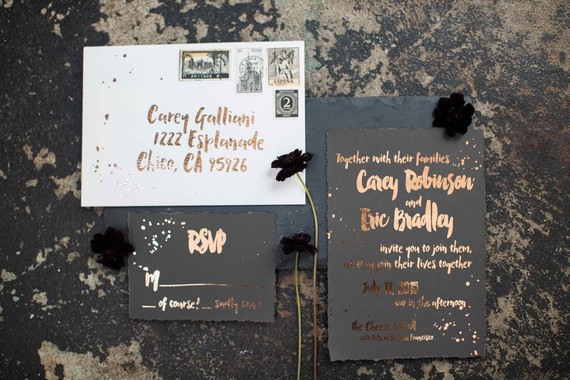 Wedding invitation suite