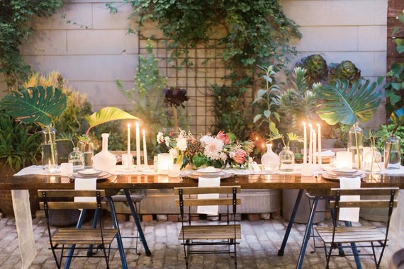 Wedding tablescape