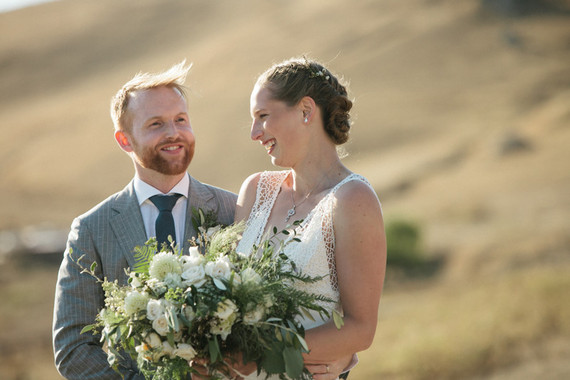 Ranch wedding portrait