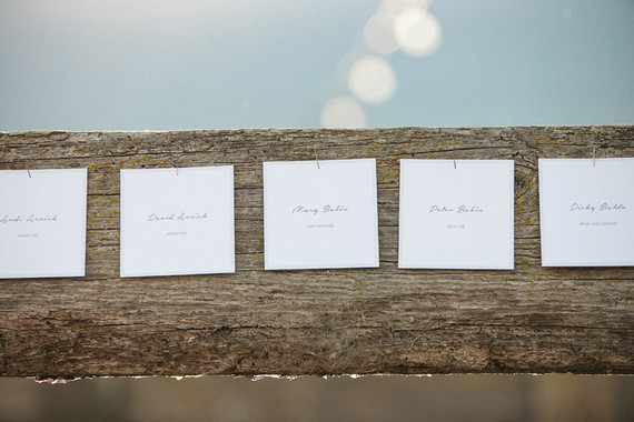 Escort cards Inspiration