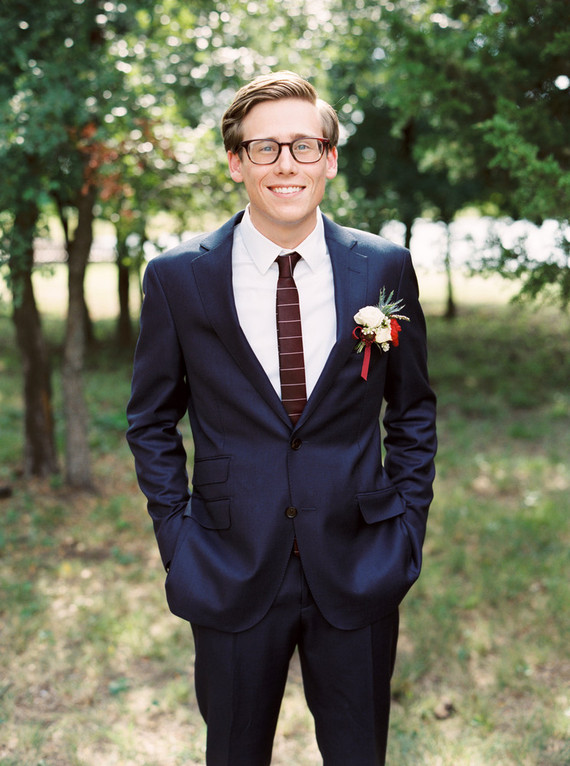 Groom portrait