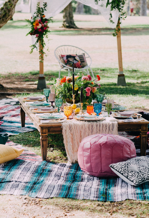Bohemian bridal shower