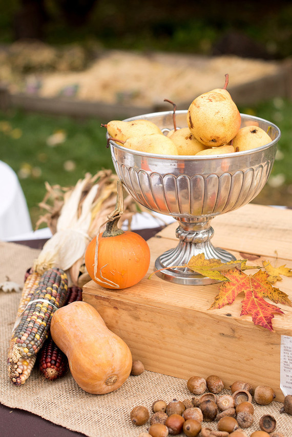 Rustic fall upstate New York wedding