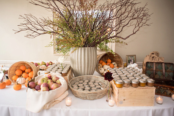 Fall dessert table