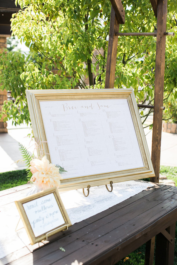 California garden wedding