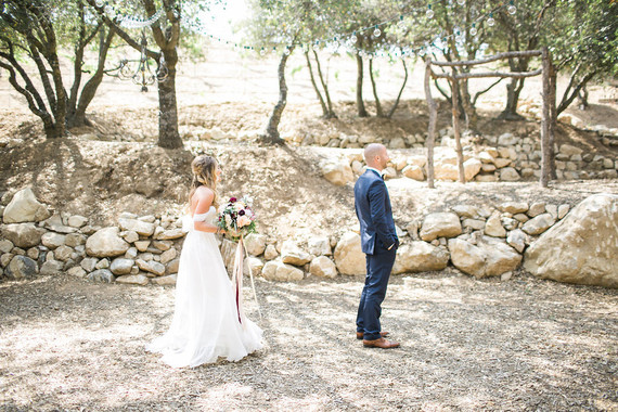 Wedding first look