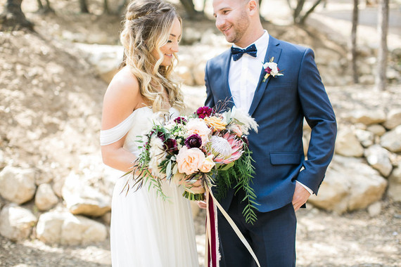 California garden wedding