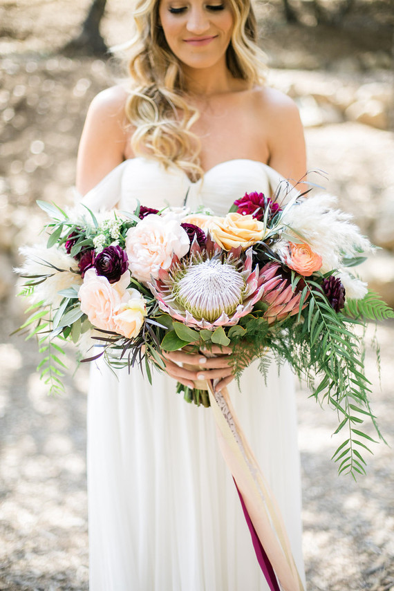 Spring bridal bouquet