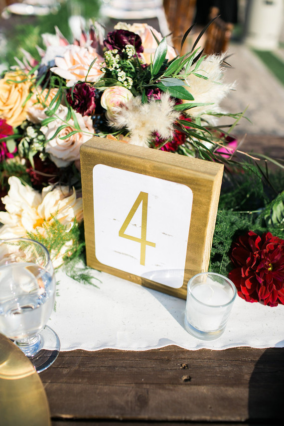 California garden wedding