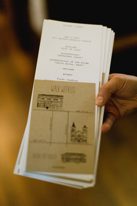 Wedding program