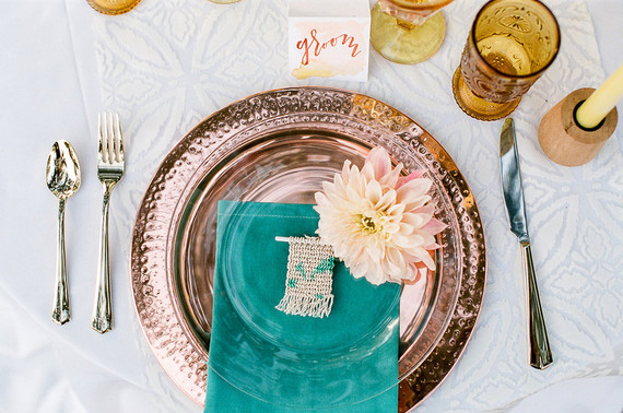 Copper wedding inspiration
