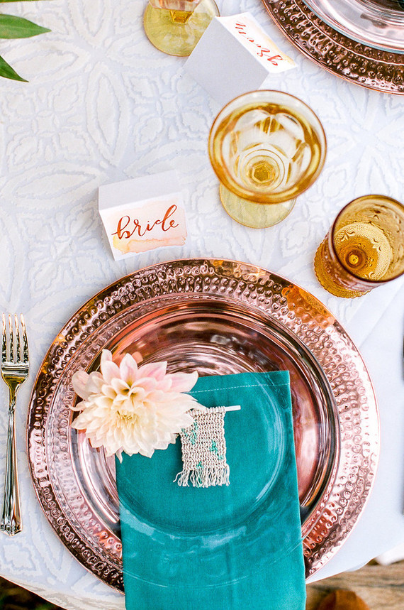 Copper wedding inspiration