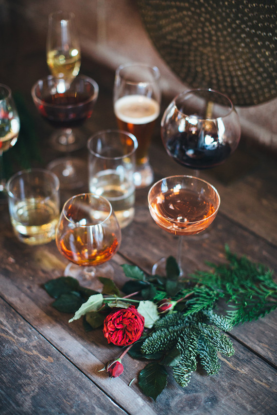 Crate and Barrel glassware