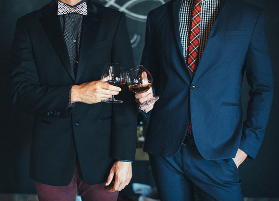 Holiday engagement party