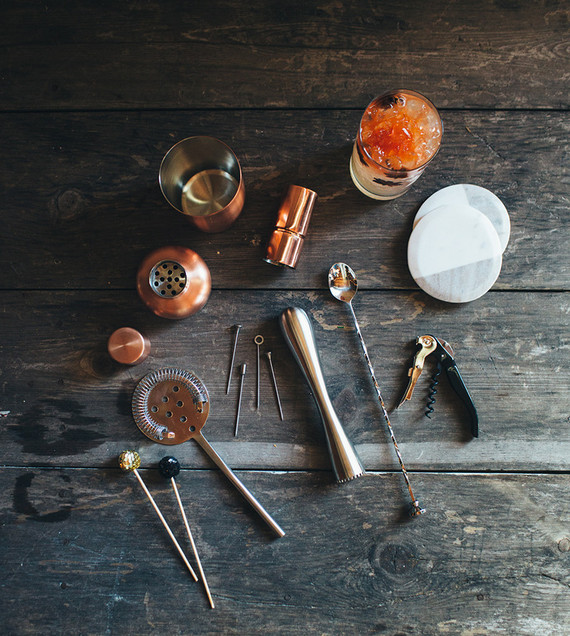 Crate and Barrel barware Inspiration