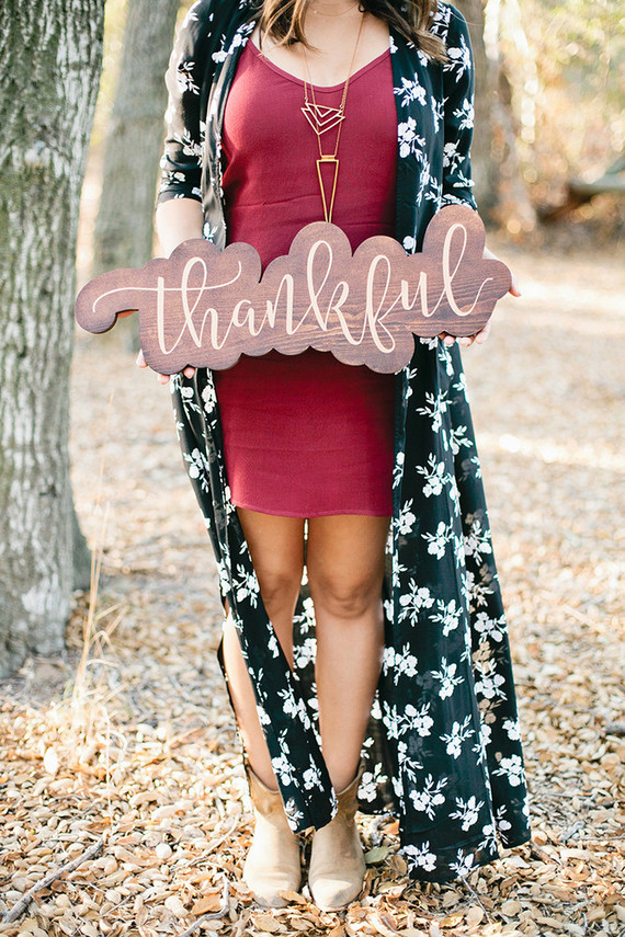 Thankful signage