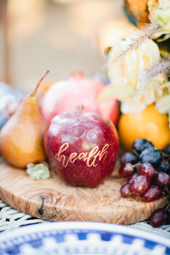 Apple place card Inspiration