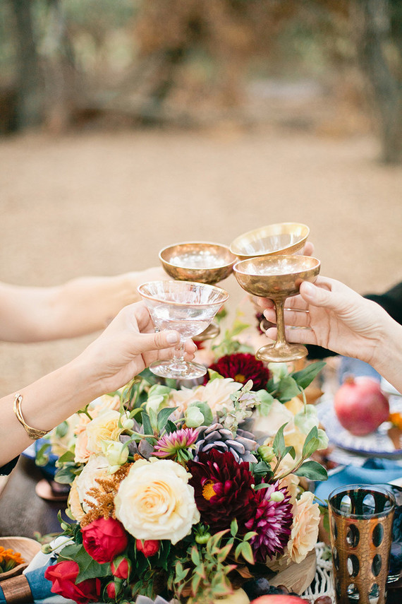 Bohemian friendsgiving inspiration